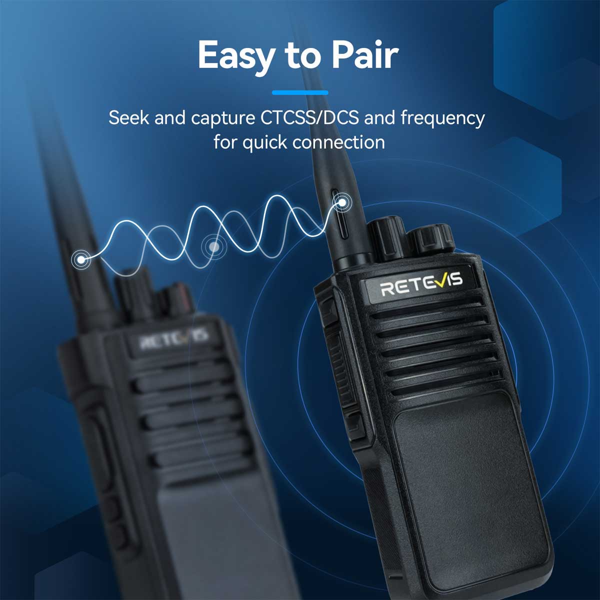 P2 Long Range Noise Reduction IP68 Waterproof GMRS Walkie Talkie