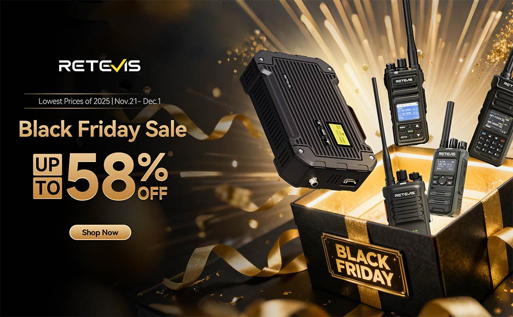 Walkie Talkie Black Friday Deals 2025 | Retevis Exclusive Offers