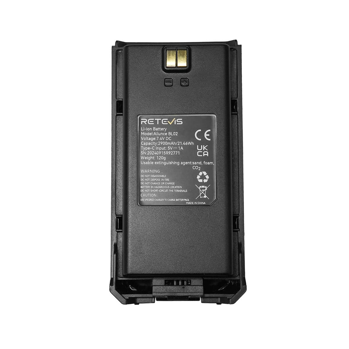 Spare Battery for Retevis H1 Walkie Talkie