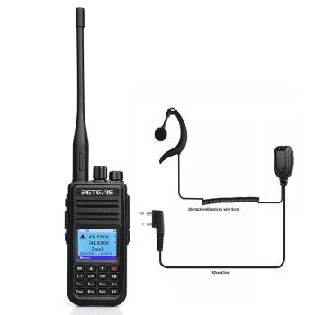 RT3S Built-in GPS DMR Radio with Earphone Kits