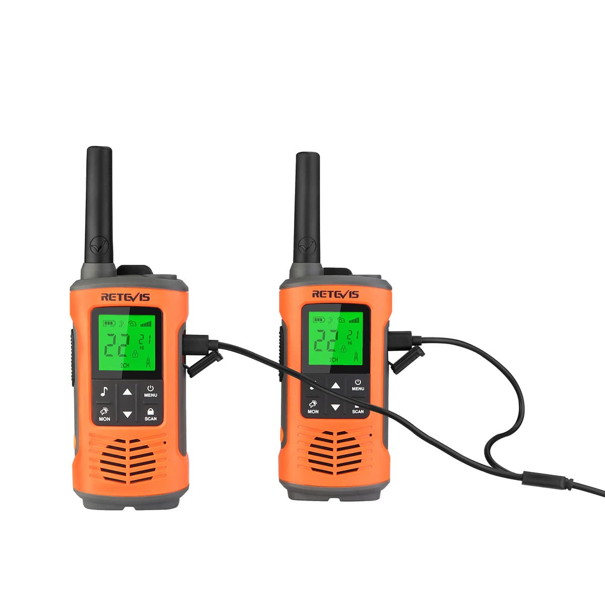 RT45P Waterproof Walkie Talkies Handheld FRS Radio