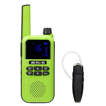 Retevis RA19 FRS Radio | License-Free | Bluetooth Headset | VOX | NOAA | Emergency Alarm | USB Charger