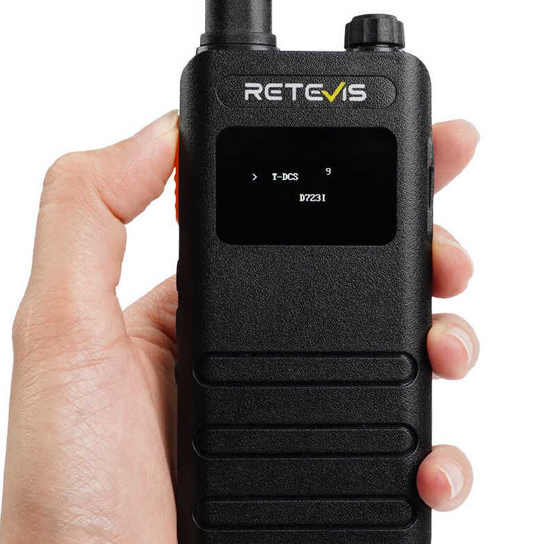 Retevis B3S FRS Radio 12 Packs with 24 Earpieces and 2 Six-Way Chargers | License-Free | Ultra-Thin | LCD Display | Long Battery Life | VOX Hands-Free