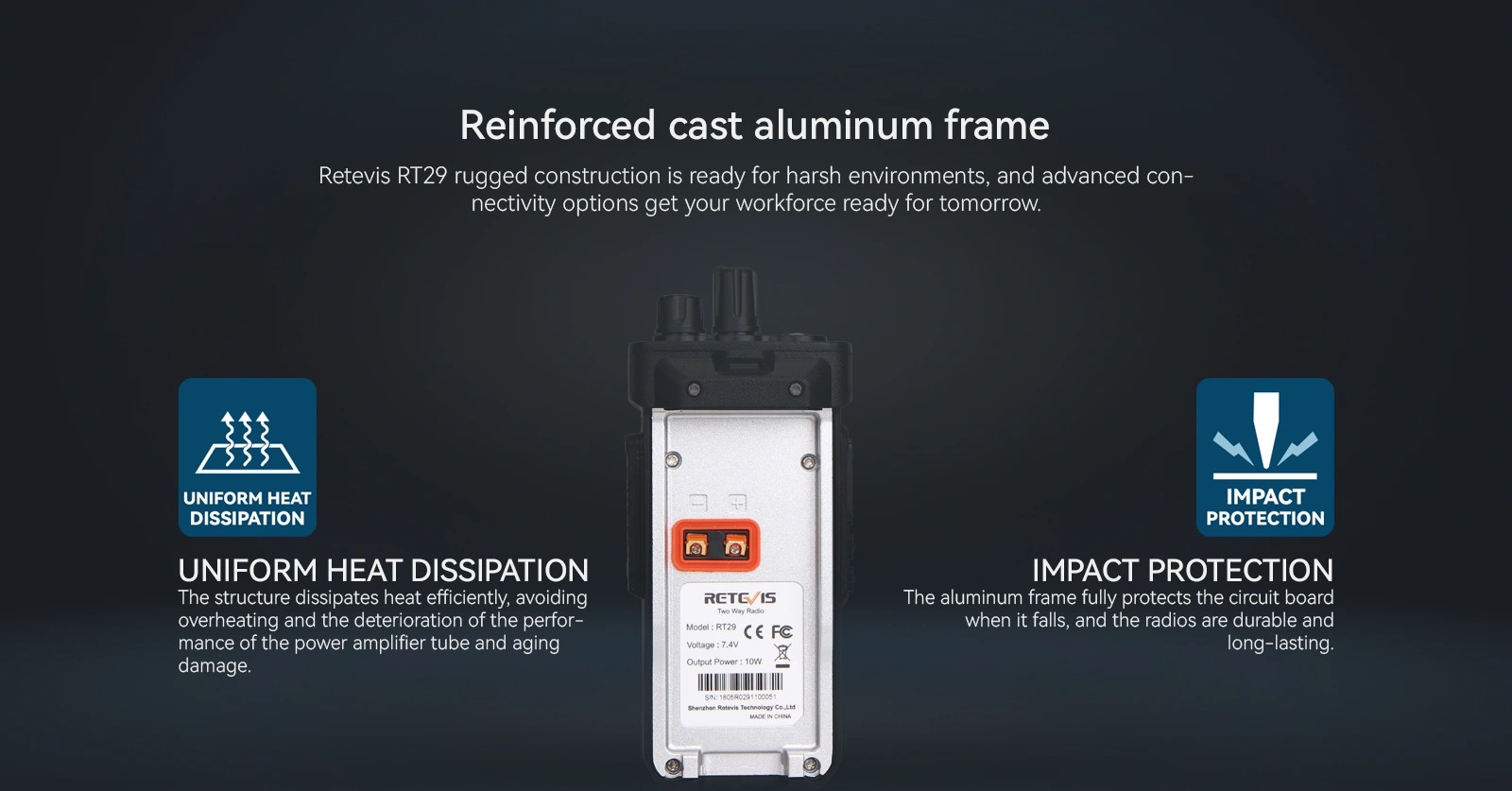 Retevis RT29 10W radio