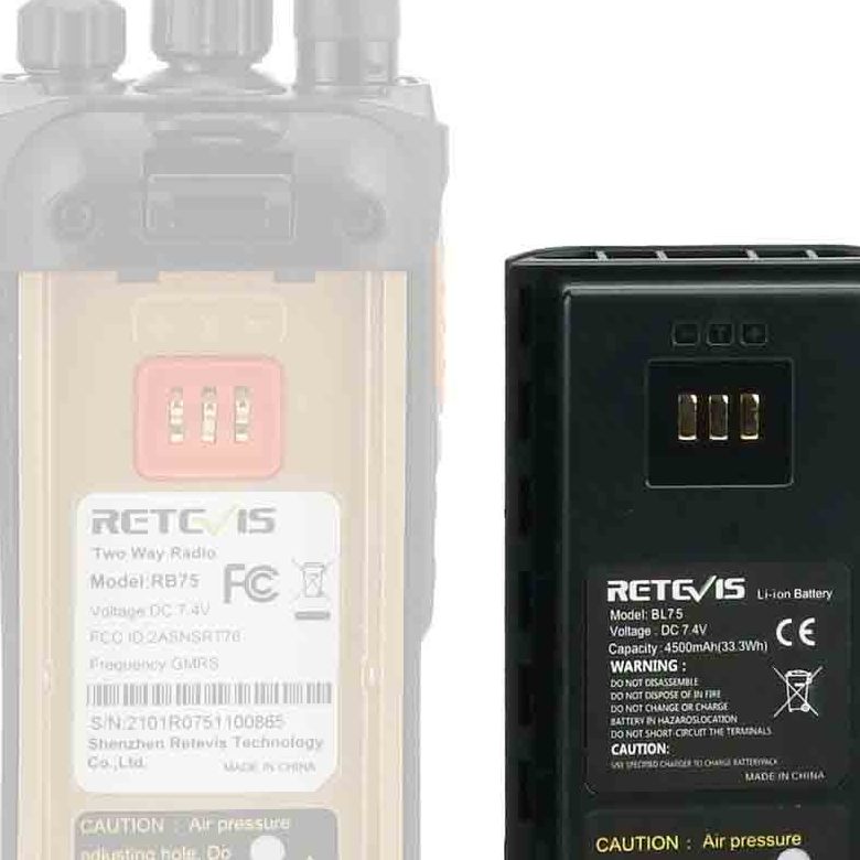 4500mAh 7.4V Original Rechargeable Battery for RB75