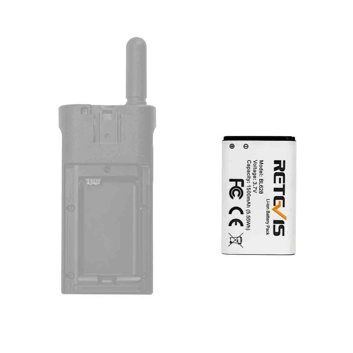 1500mAh 3.7V Original Li-Ion Battery for RB628