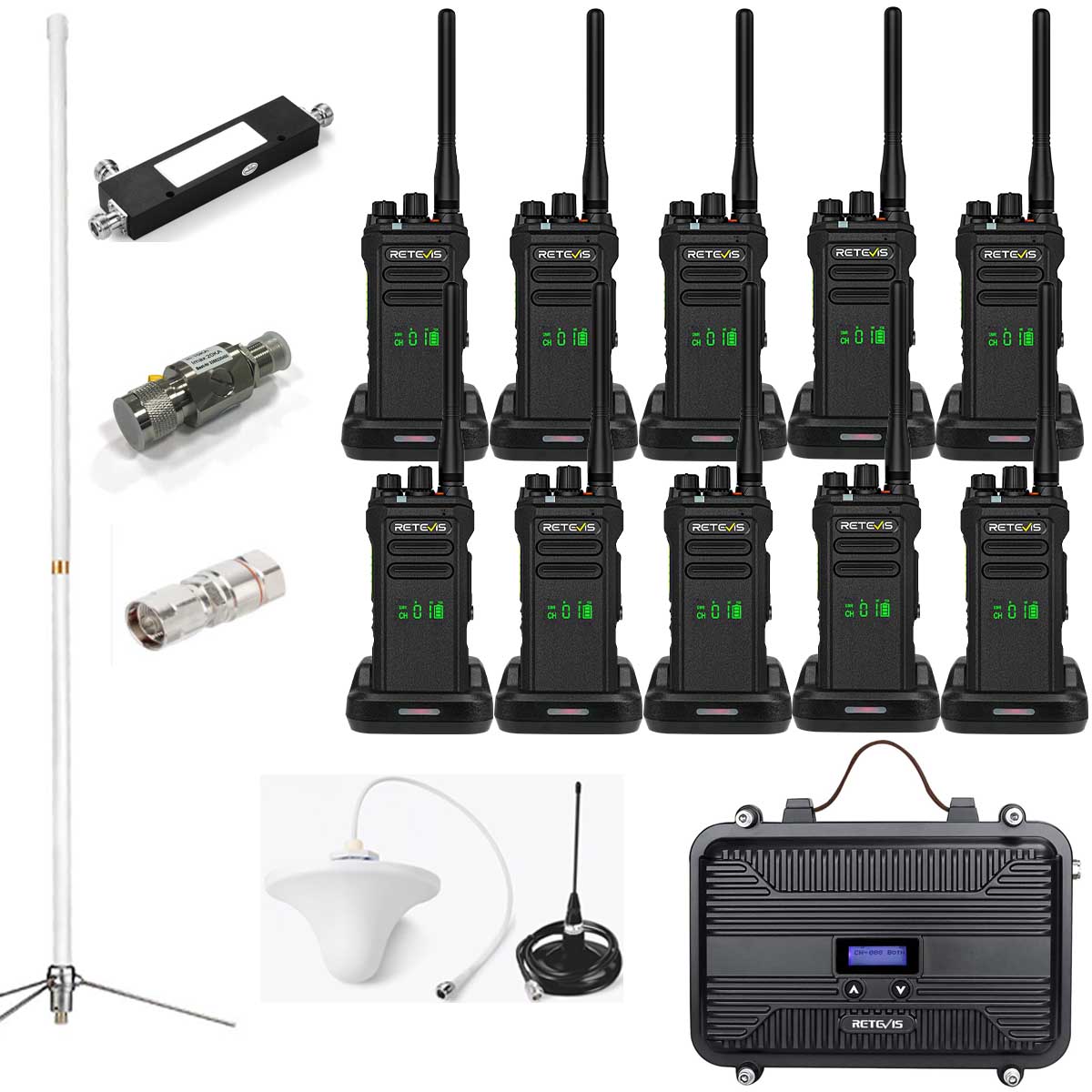 Retevis Two-Way Warehouse Radio Solutions: Reliable Coverage for 100,000 sq.ft Spaces