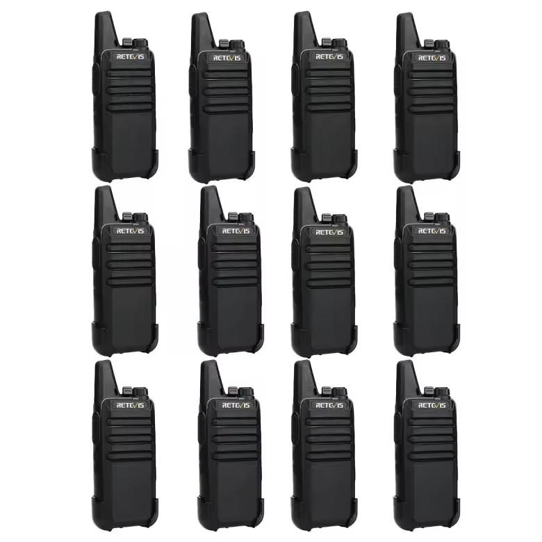 Retevis RT22 FRS Radio | License-Free | USB-C Charging | 1000mAh Li-ion Battery | Lightweight | VOX | Emergency Alert