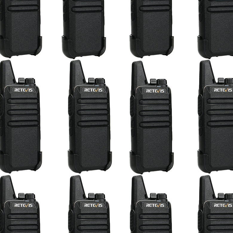 Retevis RT22 FRS Radio | License-Free | USB-C Charging | 1000mAh Li-ion Battery | Lightweight | VOX | Emergency Alert