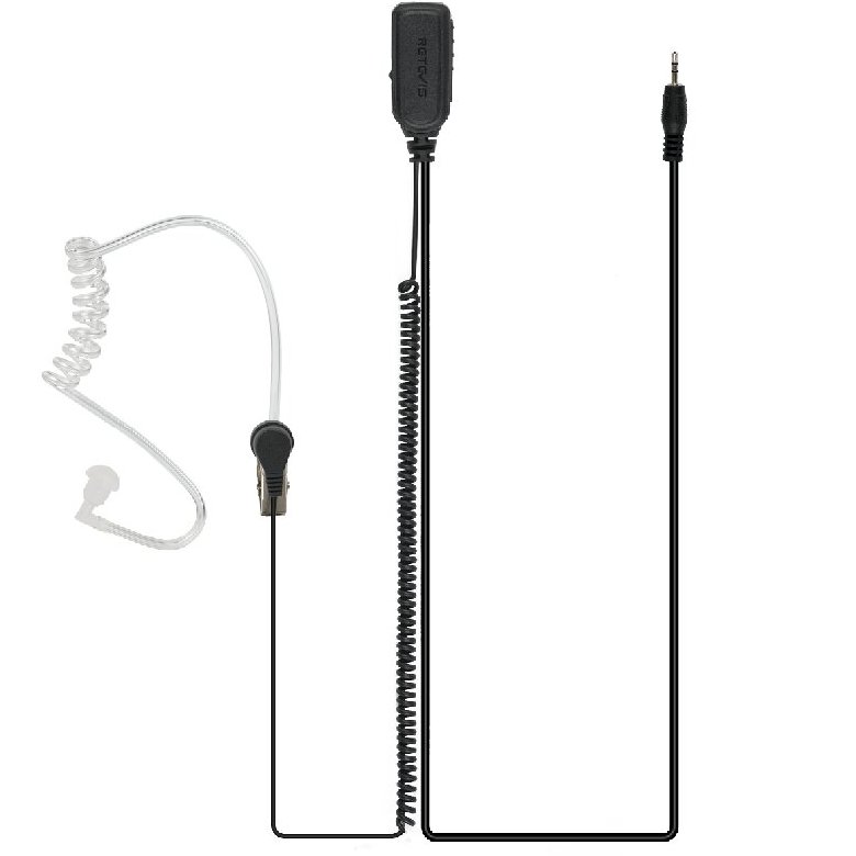 Retevis EAS001 2.5mm 1 Pin VOX Acoustic Tube In-ear Earpiece Headset for RB48/RB648