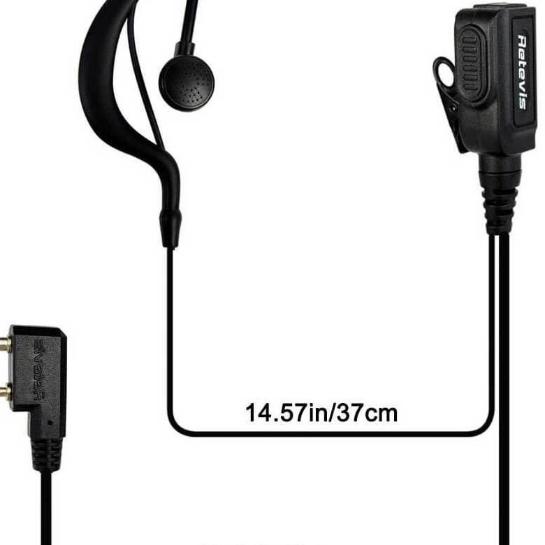G Type Ear Hook Radio Earpiece for High Power RT1 Radio