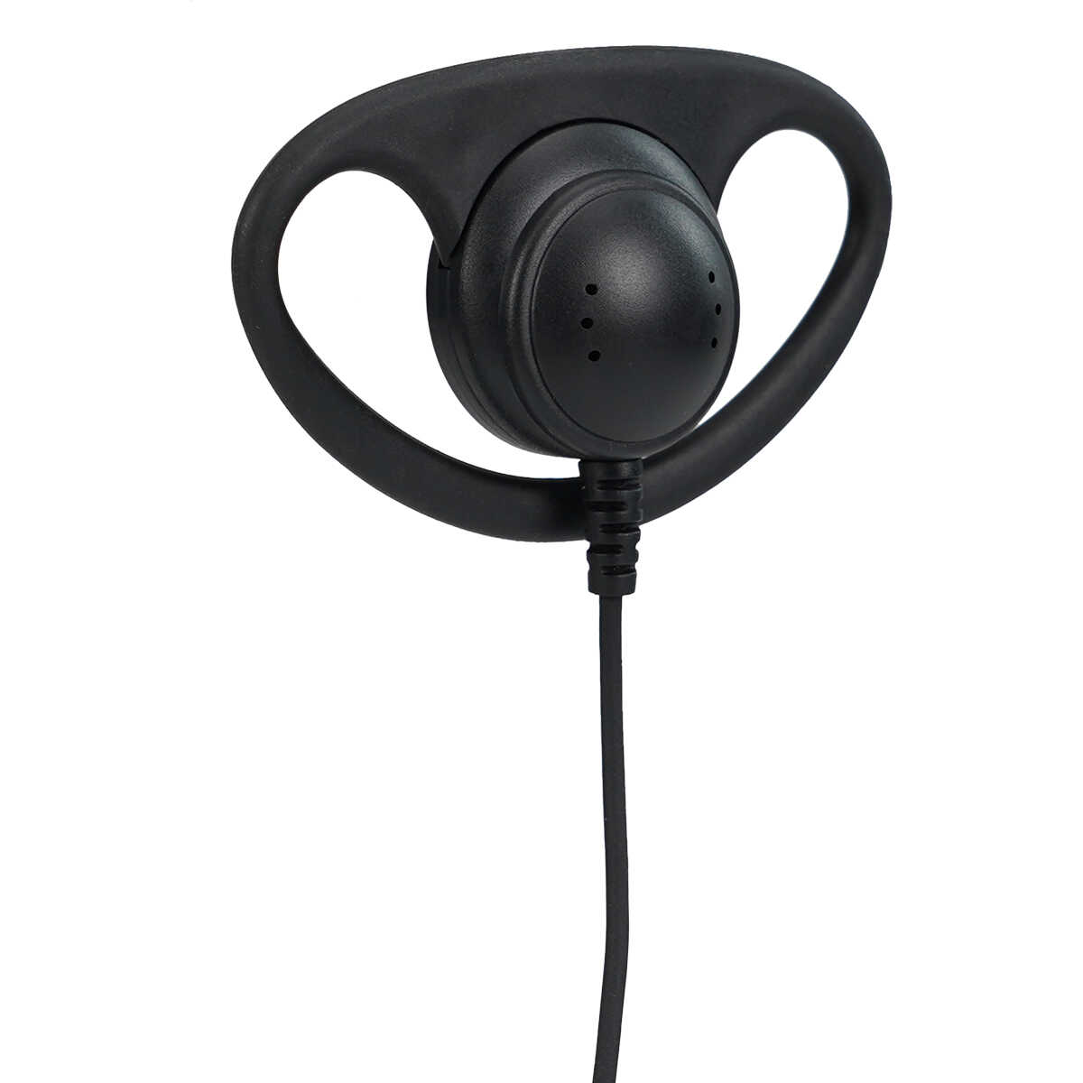 EEM002 D Shape Soft Earhook Earpiece For Motorola 2Pin Radio
