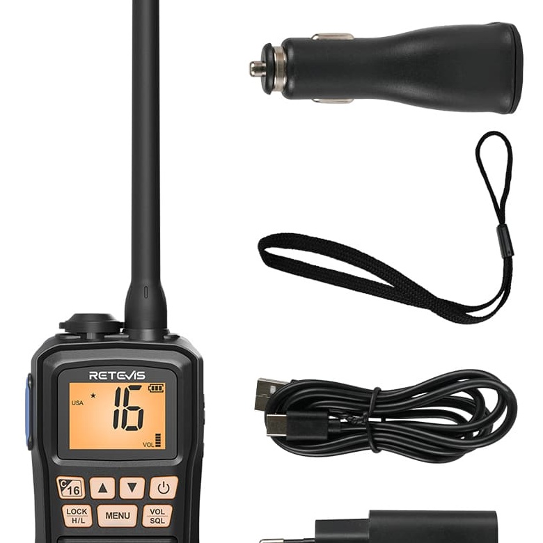 Retevis RM01P Handheld Marine Radio 3W IP67 waterproof two way radio