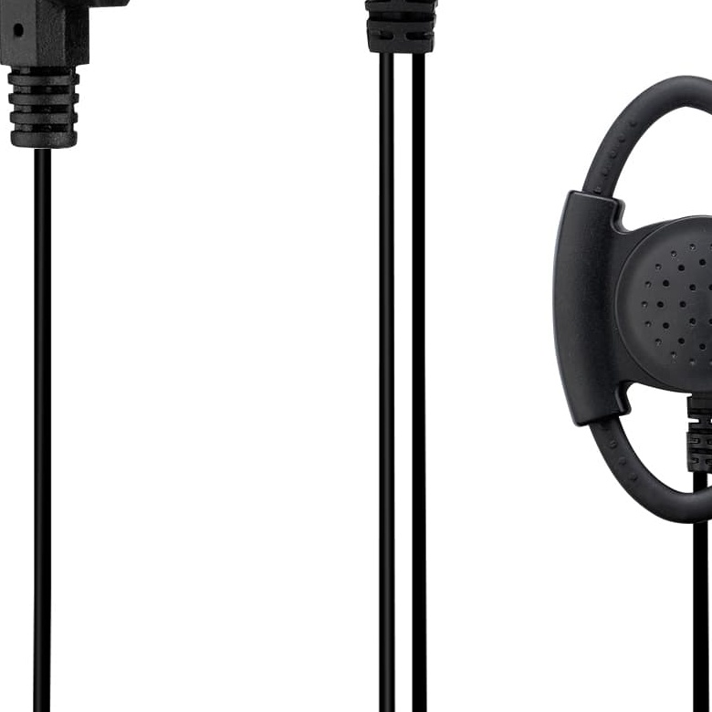 EEK012 Adjustable D-shaped Headset with PTT Microphone