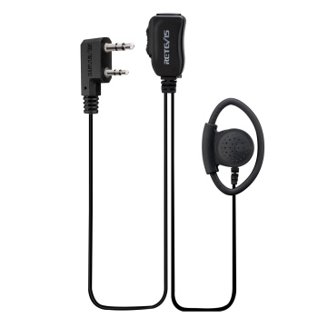 EEK012 Adjustable D-shaped Headset with PTT Microphone