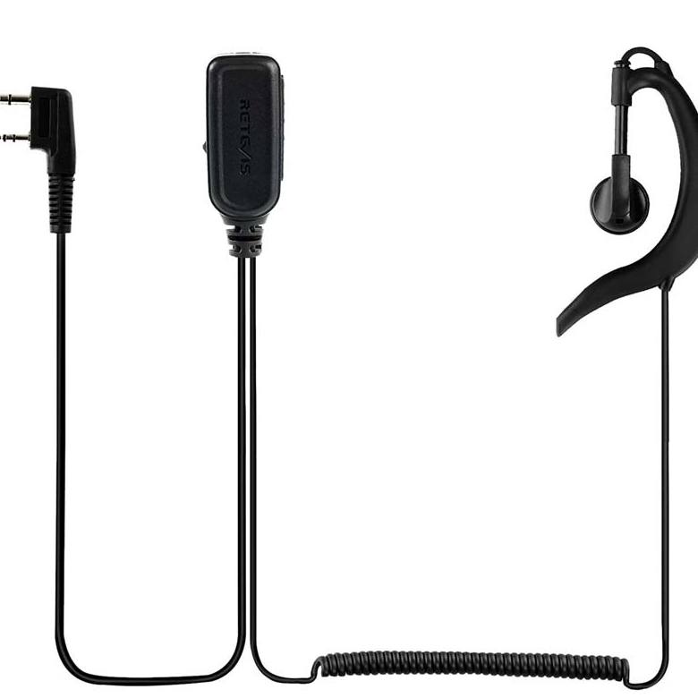 2pin G-Shape Earpiece  for Retevis H777 two way radio