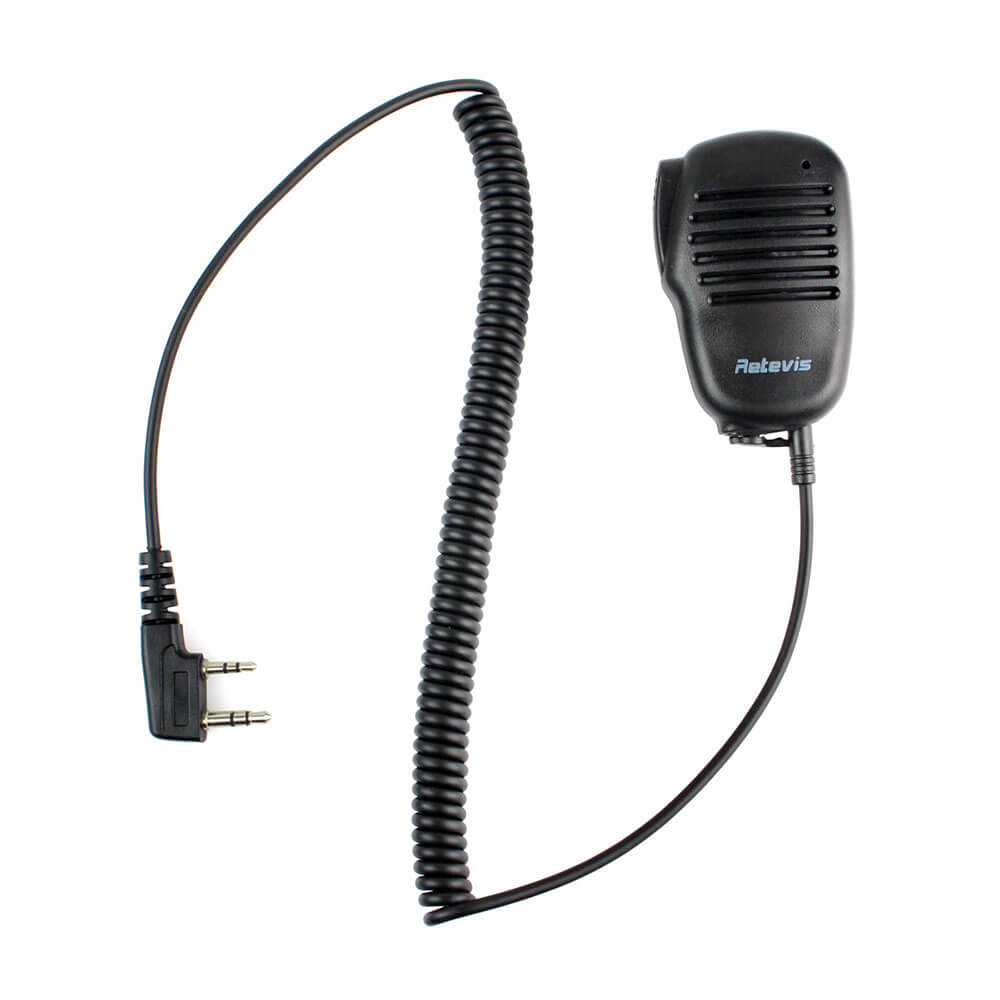 HK002 Mini Kenwood 2Pin Radio Handheld Speaker Microphone