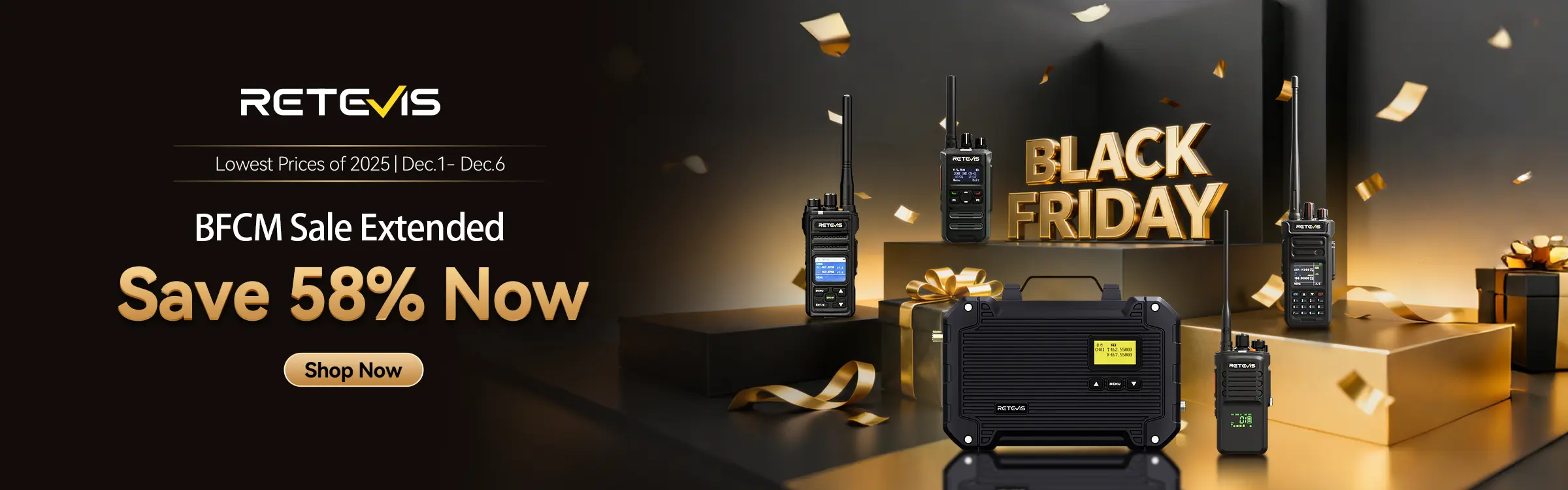 Retevis Black Friday Cyber Monday 2025