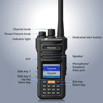 Ailunce HA2 Bluetooth APP Programming UV Dual Band Ham Radio with GPS/APRS