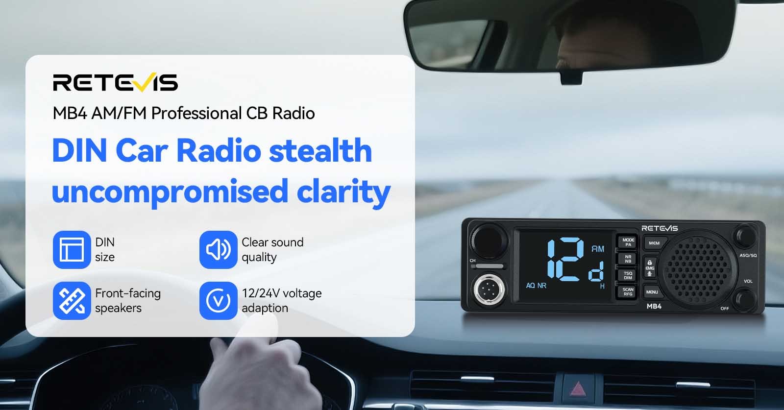 Retevis MB4 professional cb radio