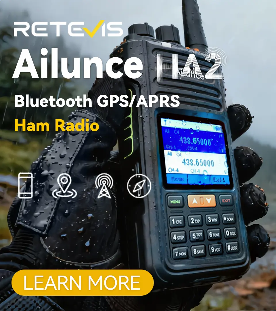 Ailunce HA2 Bluetooth APP Programming UV Dual Band Ham Radio