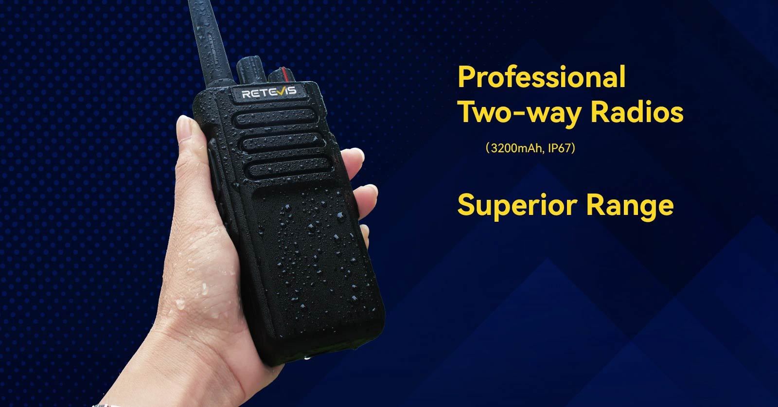 Retevis RT29 VHF waterproof two way radio