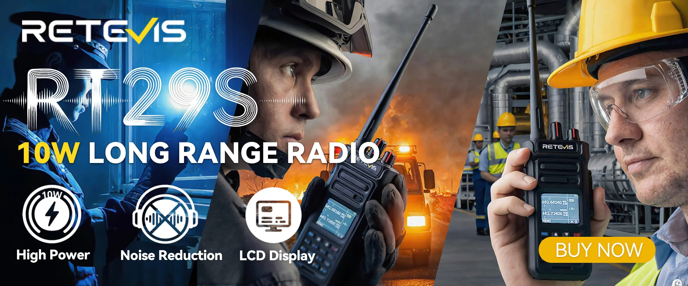 Retevis RT29S Long Range 10W Radio