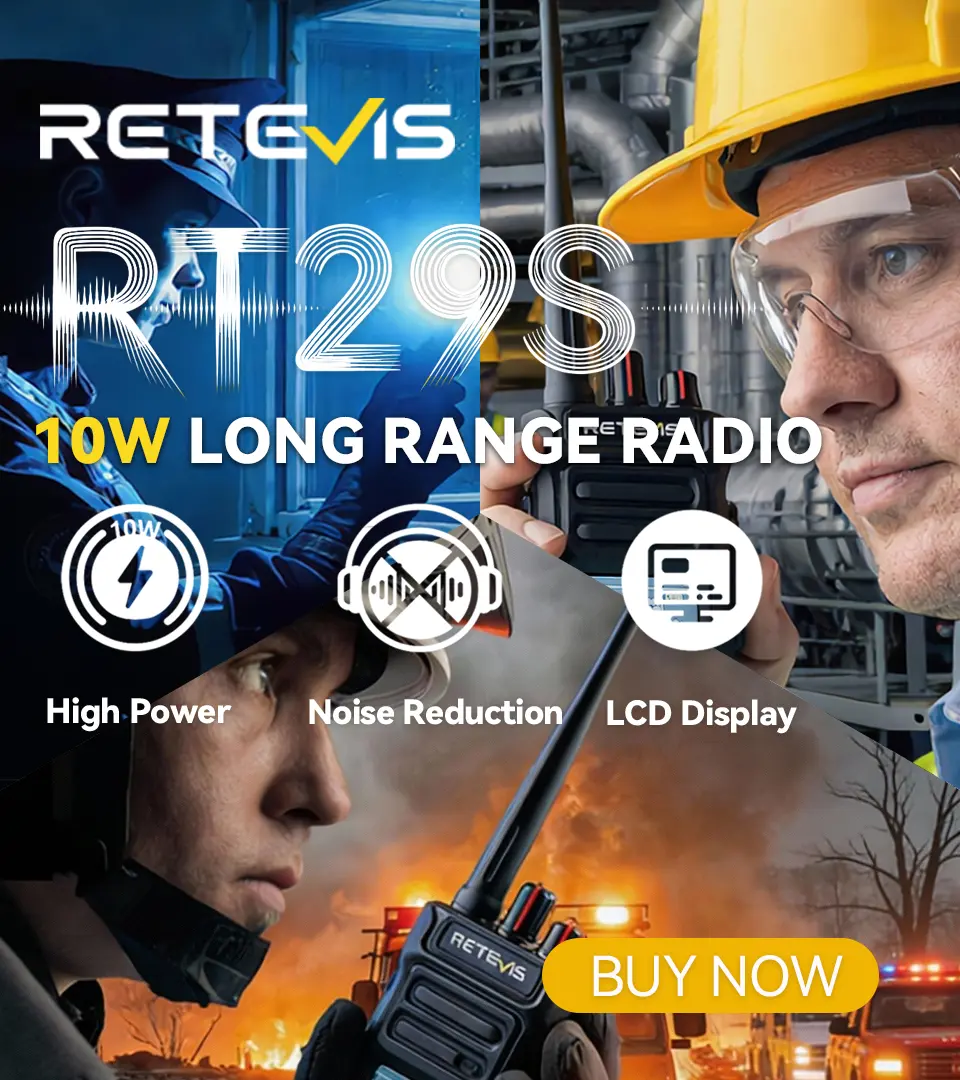 Retevis RT29S Long Range 10W Radio