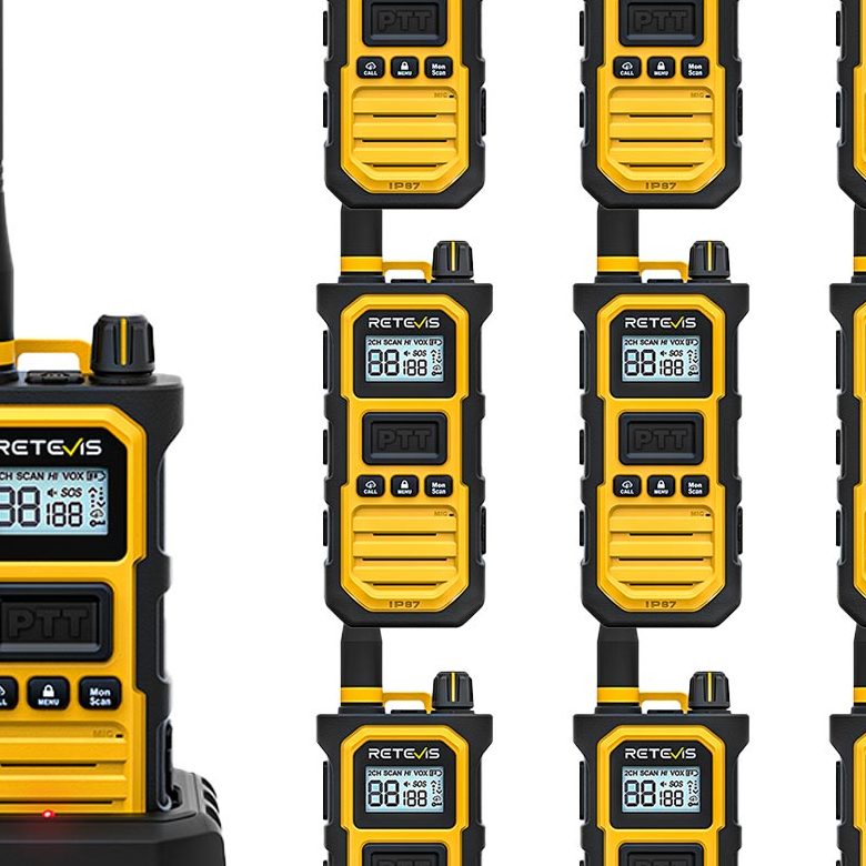 RB48 Pro IP67 Waterproof Long Range Heavy Duty  Walkie Talkies 