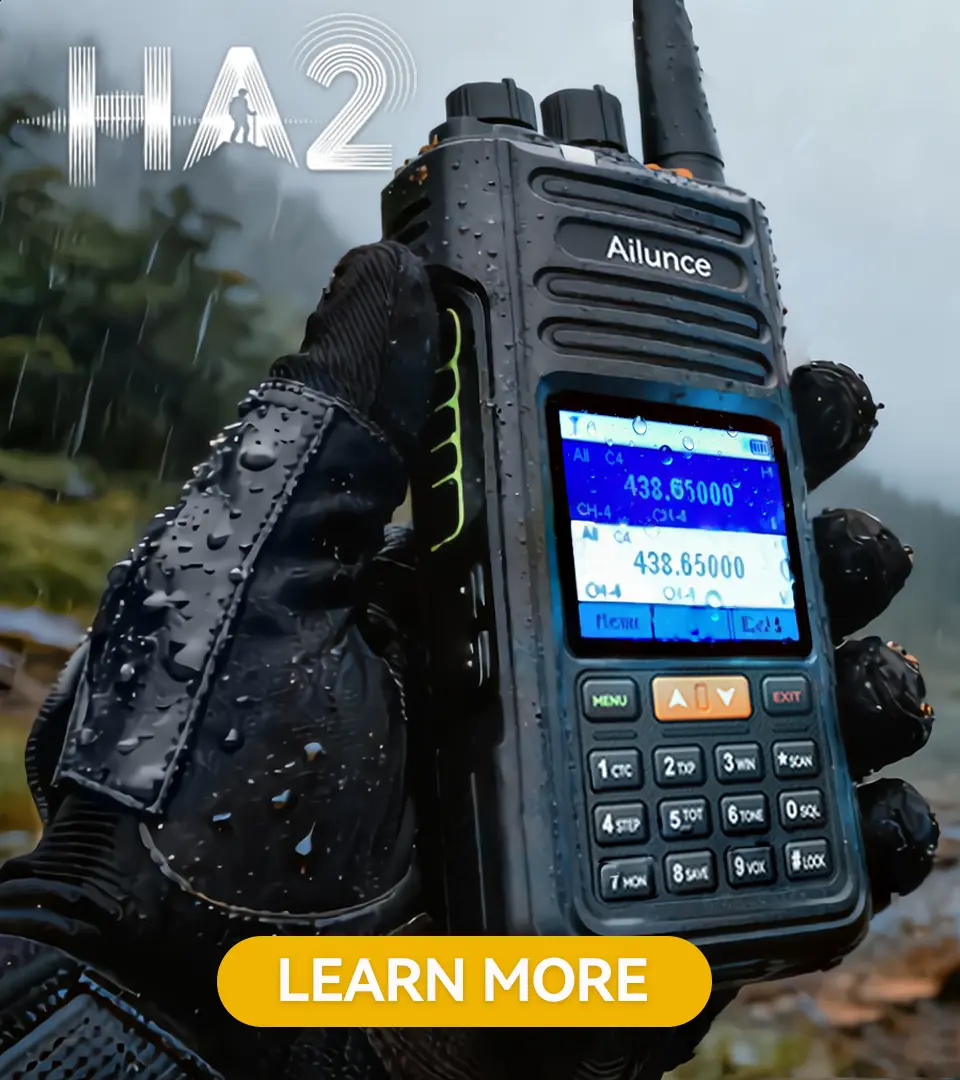Ailunce HA2 Bluetooth APP Programming UV Dual Band Ham Radio