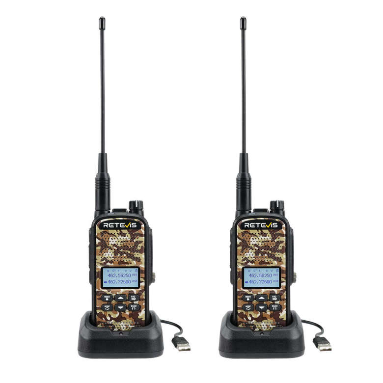 Retevis EZTalk 2 IP67 Waterproof GMRS Walkie Talkie for Hunting