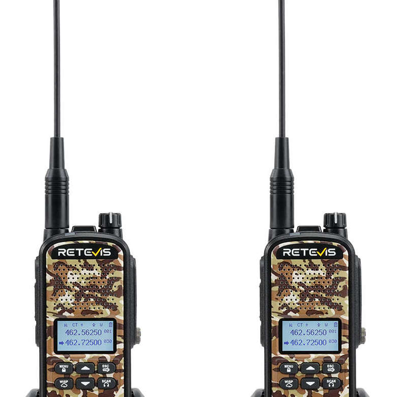 Retevis EZTalk 2 IP67 Waterproof GMRS Walkie Talkie for Hunting