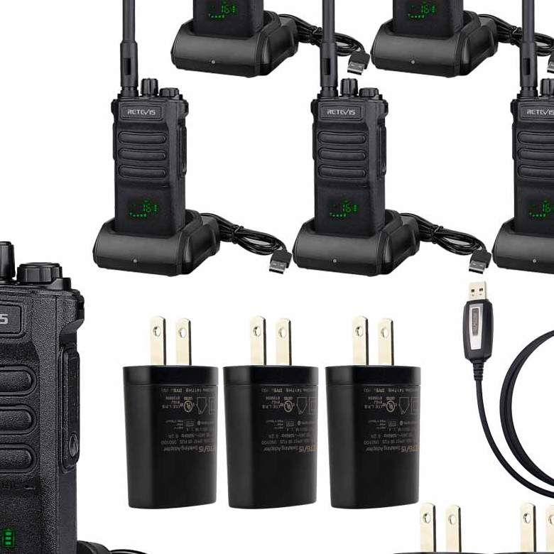 Retevis RT86 Long Distance 2 Way Radio with Hidden Display