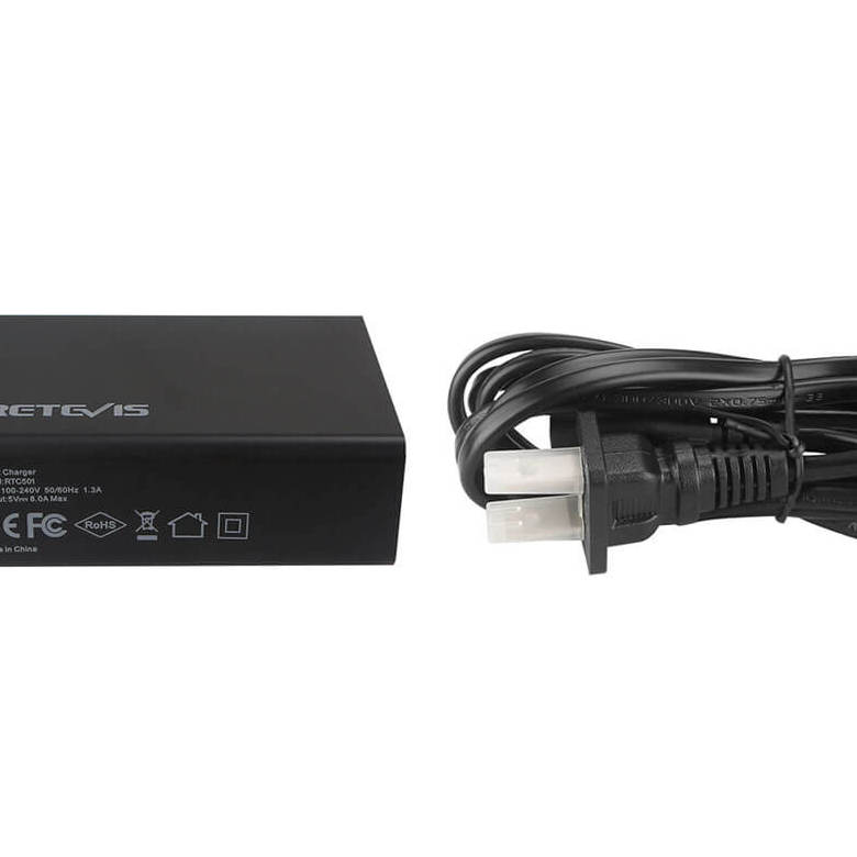 RTC501 40W 5-Port 8A High Speed Multiple USB Charger 