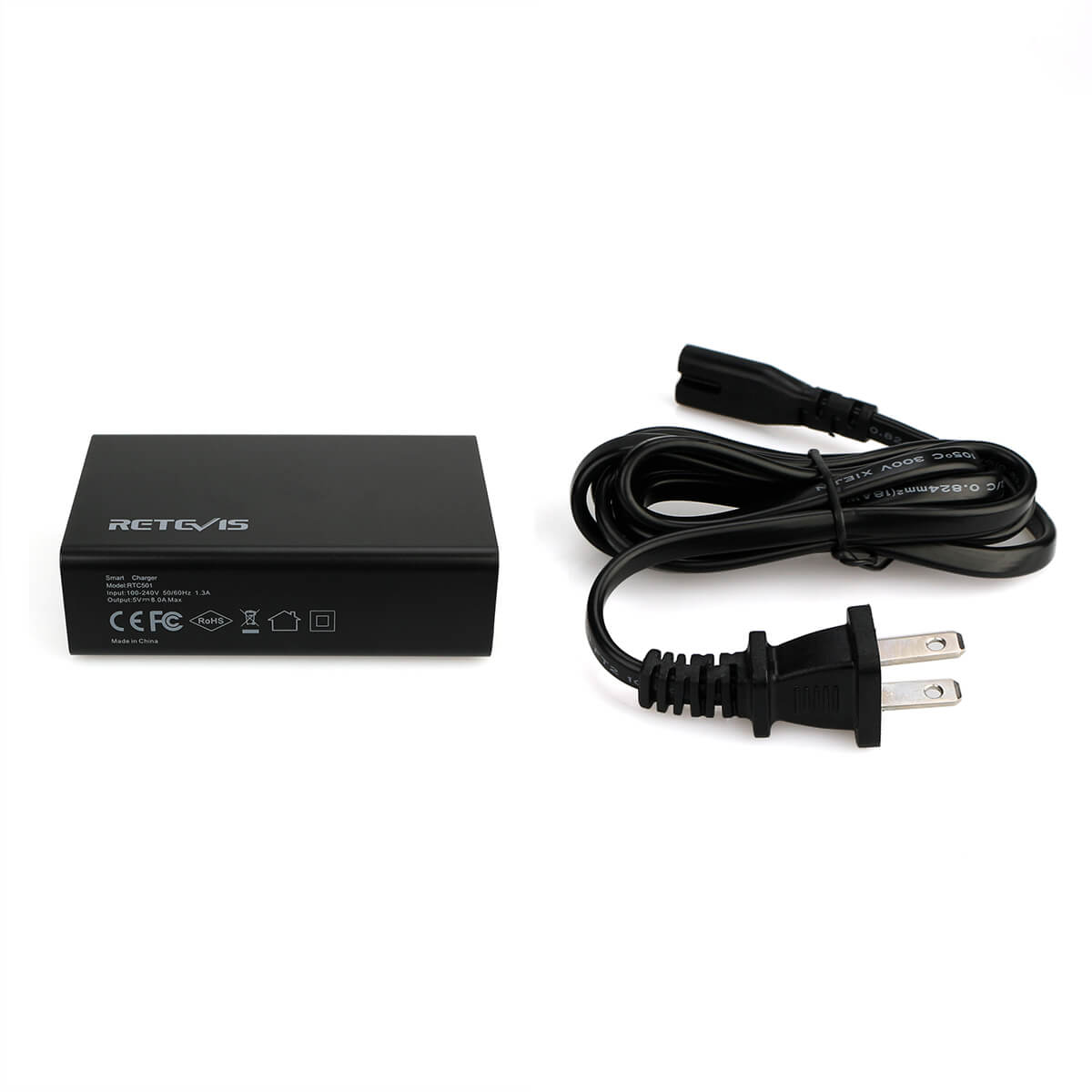 RTC501 40W 5-Port 8A High Speed Multiple USB Charger 