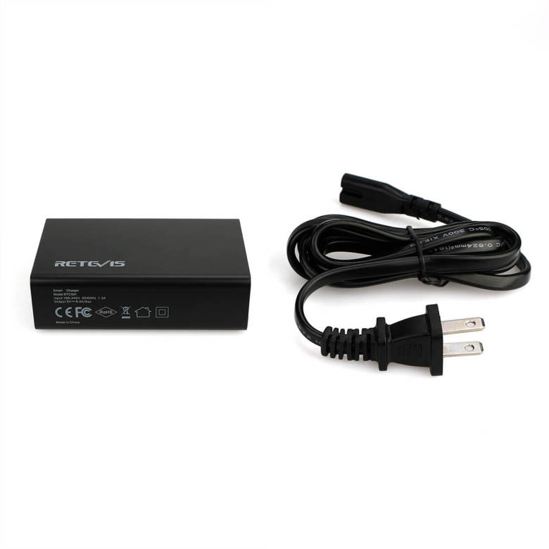RTC501 40W 5-Port 8A High Speed Multiple USB Charger 