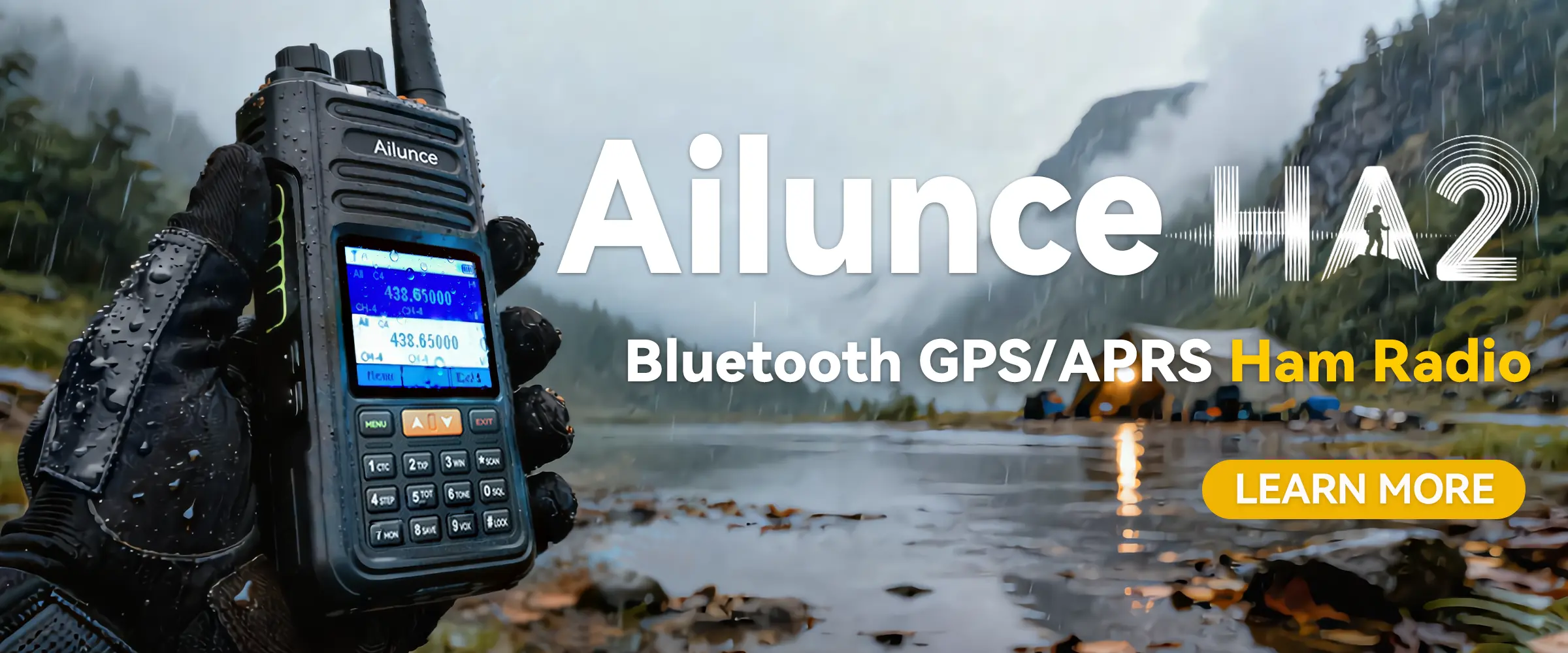 Ailunce HA2 Bluetooth APP Programming UV Dual Band Ham Radio