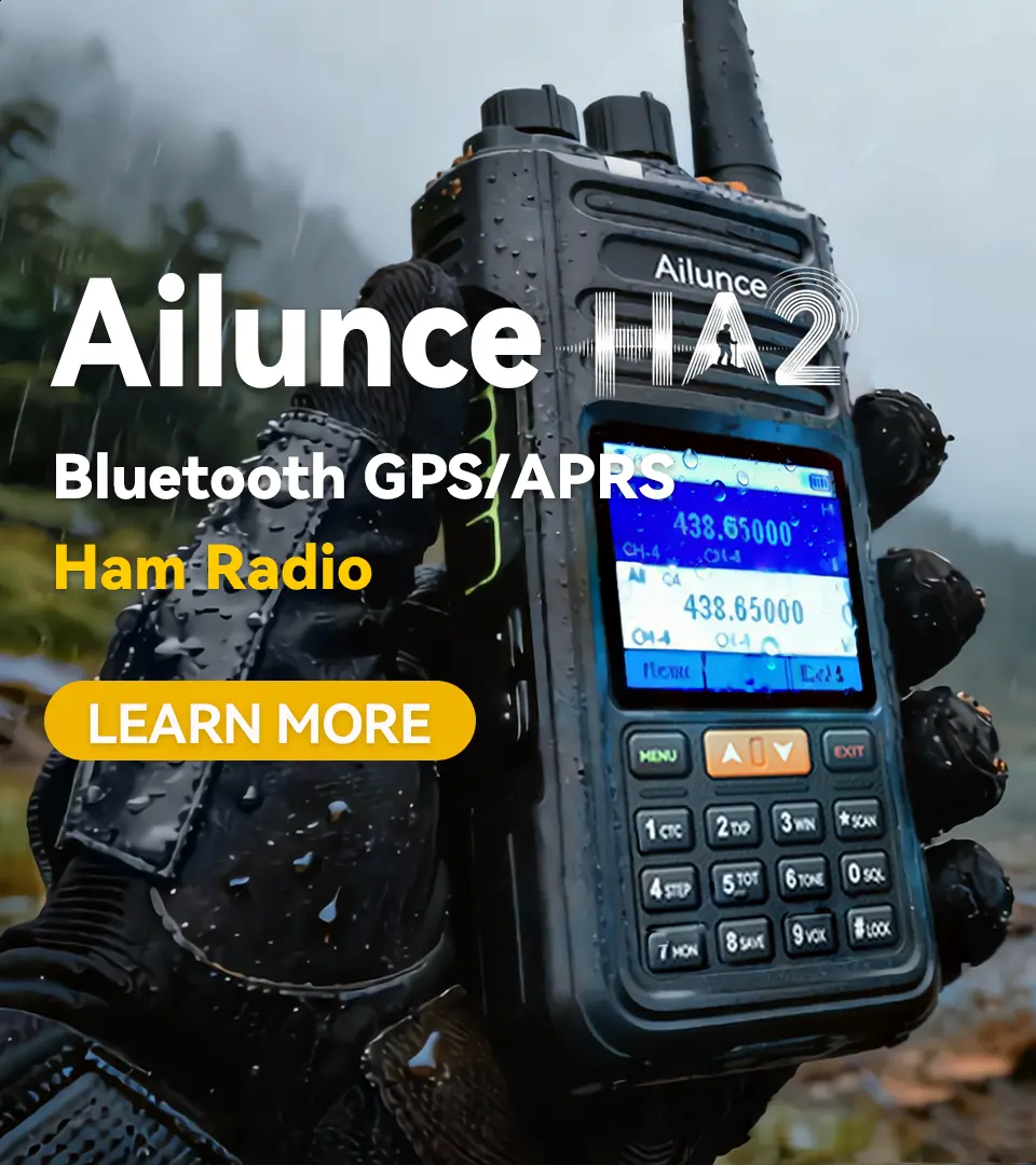 Ailunce HA2 Bluetooth APP Programming UV Dual Band Ham Radio