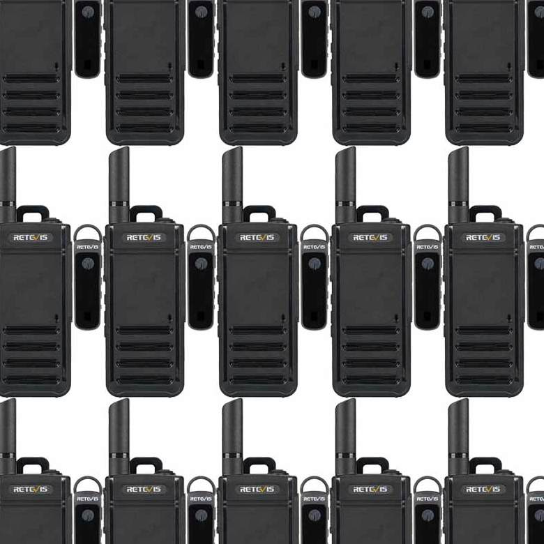 RB639P Bluetooth Walkie Talkie 18mm Ultra Slim PMR446 Radio