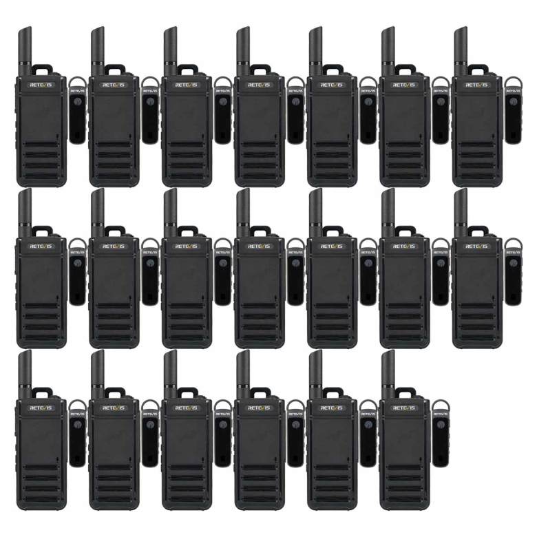 RB639P Bluetooth Walkie Talkie 18mm Ultra Slim PMR446 Radio