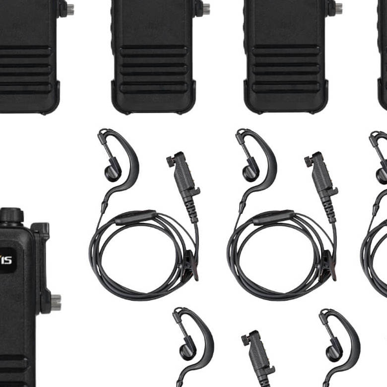 RB647 IP67 Waterproof PMR446 Portable Radio with Earpiece