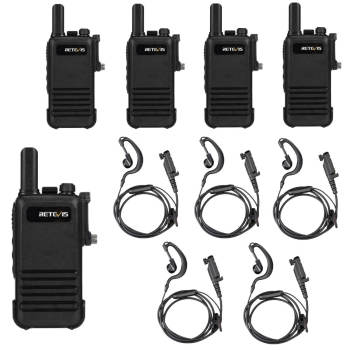 RB647 IP67 Waterproof PMR446 Portable Radio with Earpiece