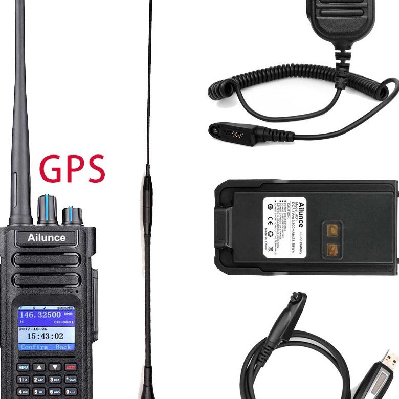 HD1 IP67 FPP Dual Band Dual Time Slot DMR Ham Radio