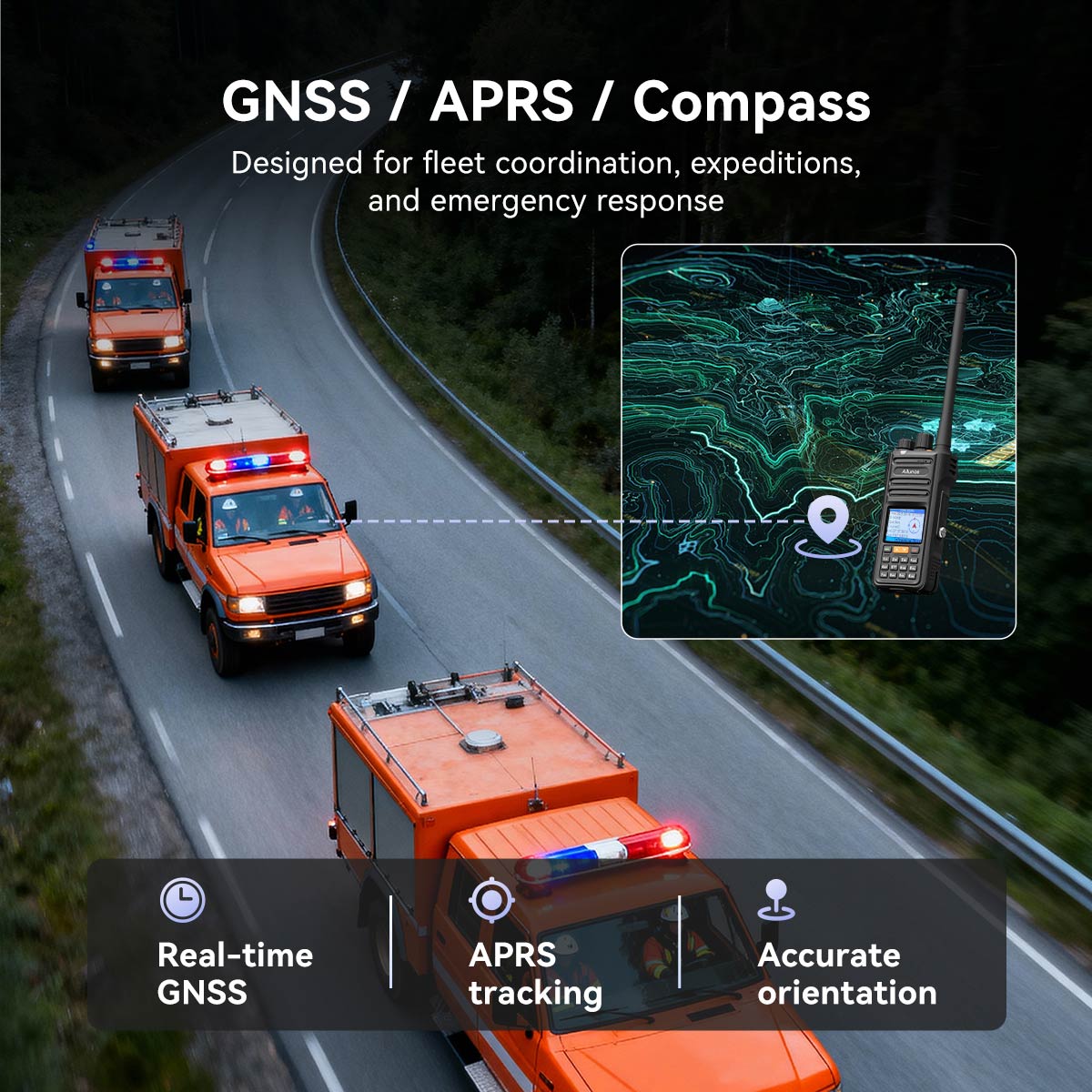 Retevis HA2 GPS & APRS function