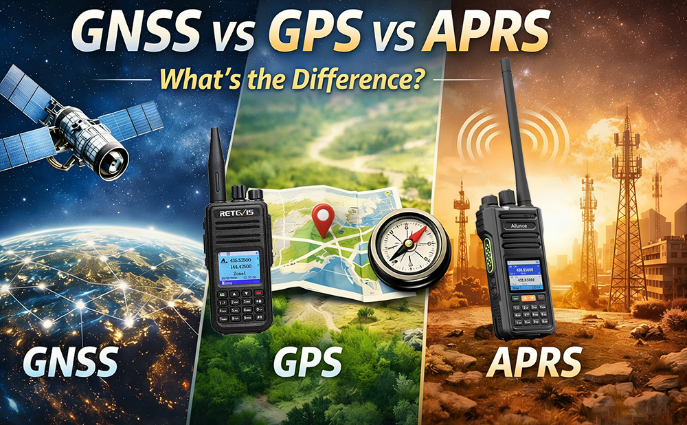 GNSS vs GPS vs APRS: What’s the Difference and Why It Matters for Two-Way Radios