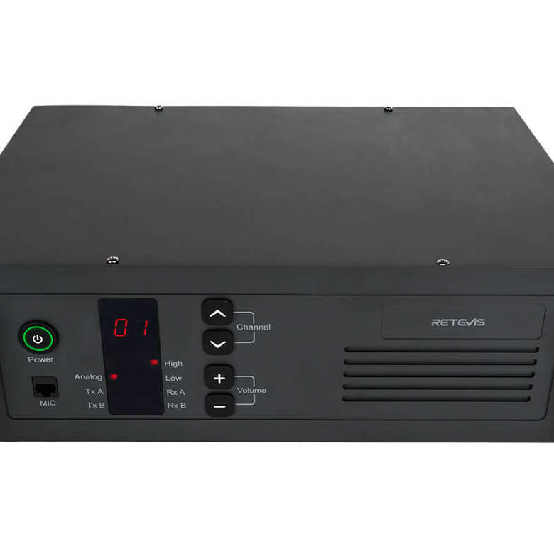 Retevis R1 25W Analog Repeater (No Duplexer) with GMRS Antennas and Coaxial Cables Kit