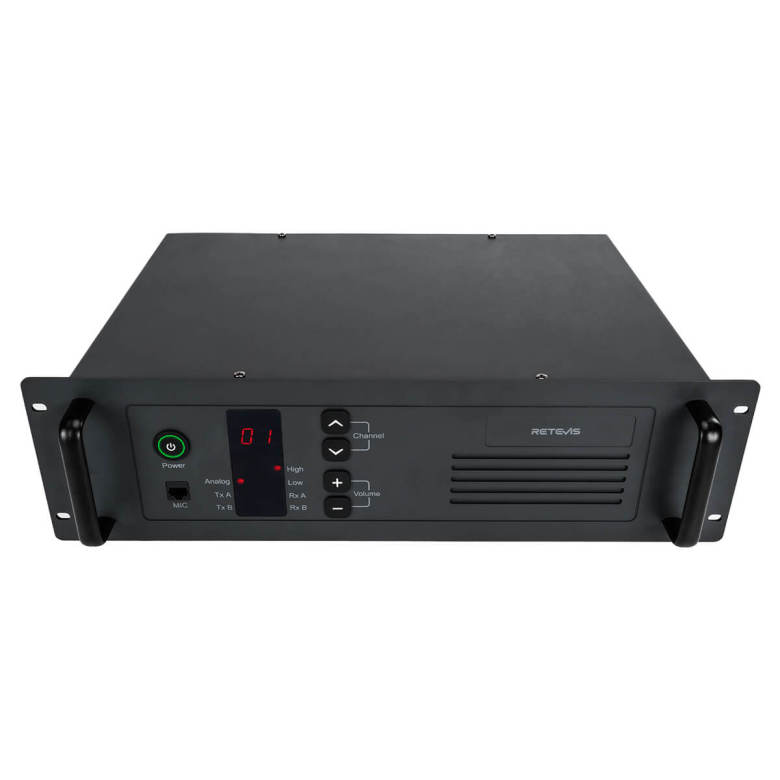Retevis R1 25W Analog Repeater (No Duplexer) with GMRS Antennas and Coaxial Cables Kit