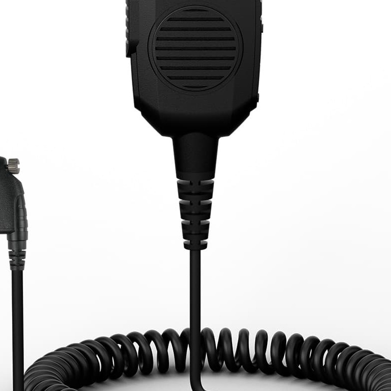 Retevis HM005 AI Noise Canceling Speaker Mic Microphone GP328Plus Radios for HA1G HA1UV HA2 HD2
