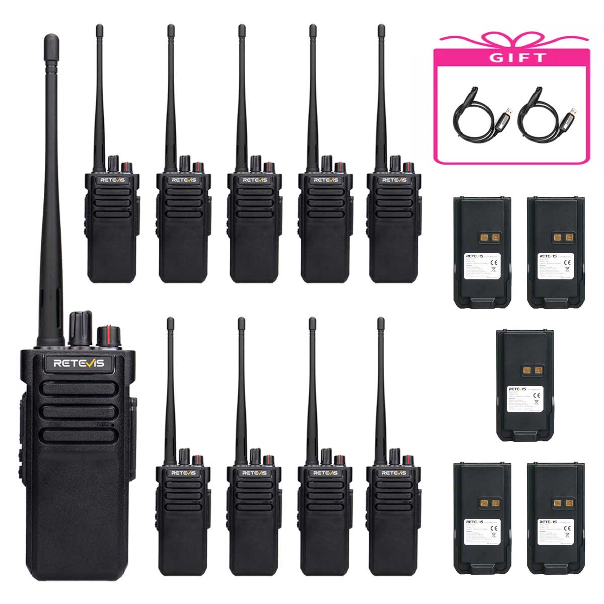 Retevis RT29 waterproof two way radio 10 packs