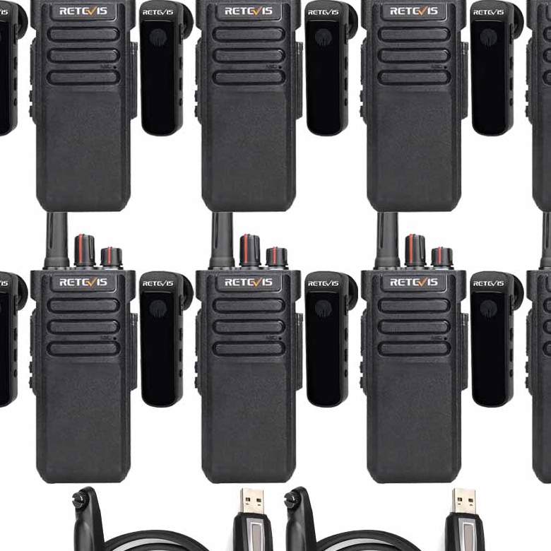 Retevis RT29D DMR Bluetooth Long Range Waterproof Radio (10 Packs)